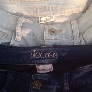 2 Pair Decree Jeans
